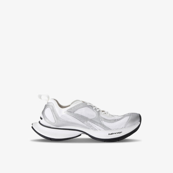 Низкие кроссовки Circuit из кожи и сетки с тисненым логотипом Balenciaga, белый
Низкие кроссовки Circuit из кожи и сетки с тисненым логотипом Balenciaga, белый