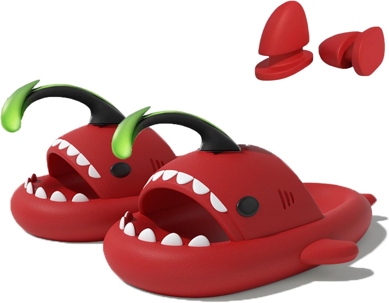 Тапочки в форме акулы, тапочки-рыба-фонарь, шлепанцы в виде удильщика, супер мягкие, удобные, шлепанцы-акулы для женщин и мужчин Generic, красный
Тапочки в форме акулы, тапочки-рыба-фонарь, шлепанцы в виде удильщика, супер мягкие, удобные, шлепанцы-акулы для женщин и мужчин Generic, красный