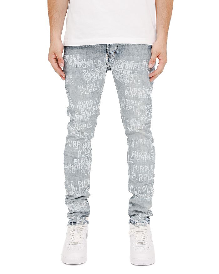 Узкие джинсы в светло-индиго Purple Brand, синий
Узкие джинсы в светло-индиго Purple Brand, синий