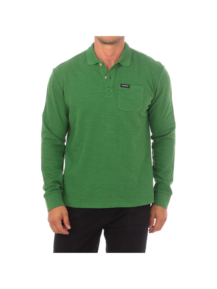 Рубашка-поло Napapijri, зеленый
Рубашка-поло Napapijri, зеленый