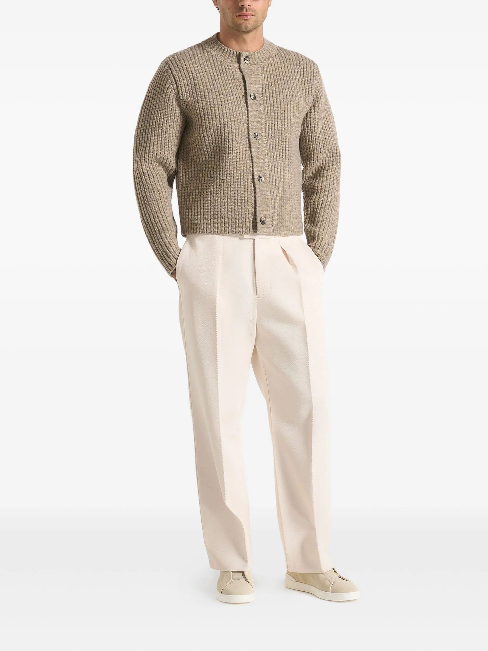 Кардиган Alix в рубчик Manière De Voir, бежевый
Кардиган Alix в рубчик Manière De Voir, бежевый