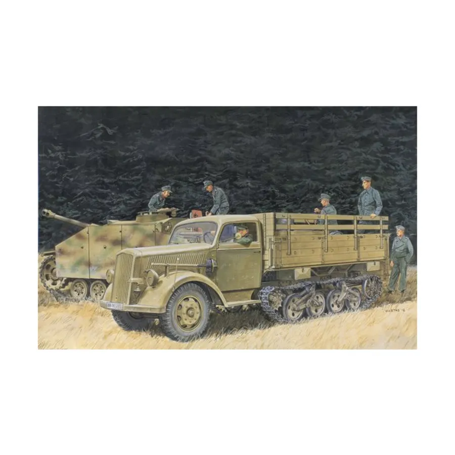 Полугусеничный грузовик Sd.Kfz.3a "Maultier" (Smart Kit), Dragon Models - '39 to '45 Series - Germany (1:35)
Полугусеничный грузовик Sd.Kfz.3a "Maultier" (Smart Kit), Dragon Models - '39 to '45 Series - Germany (1:35)