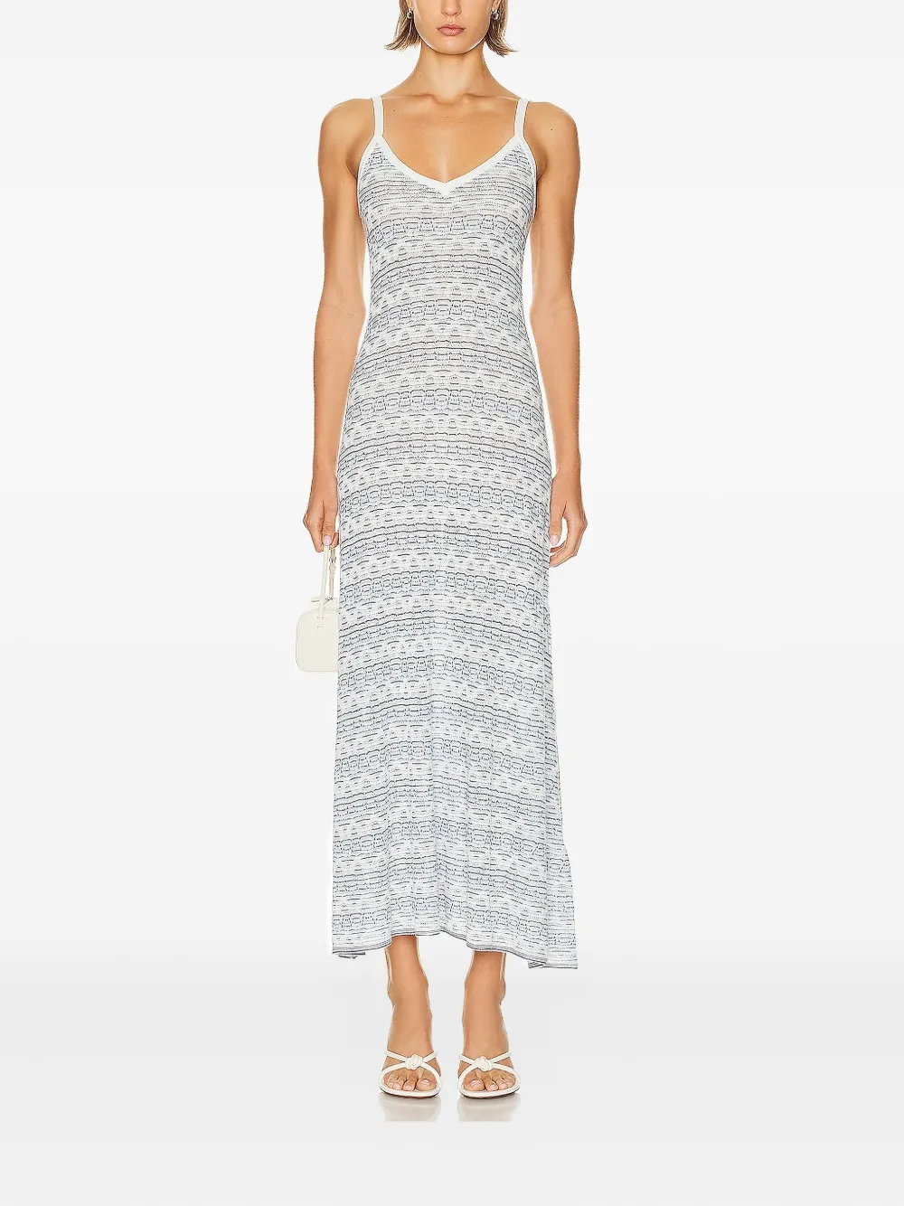 Платье миди с геометрическим узором Palais Christopher Esber, синий
Платье миди с геометрическим узором Palais Christopher Esber, синий