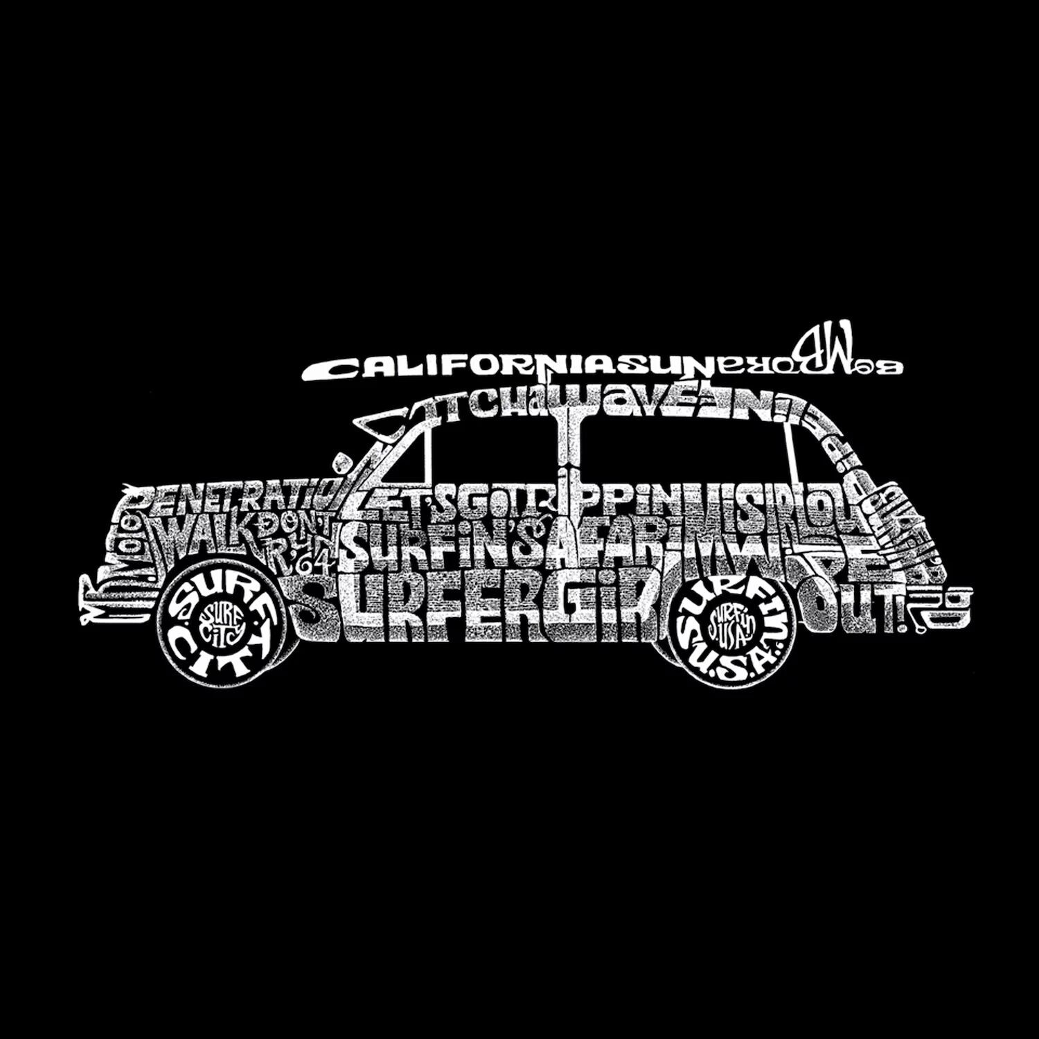 Woody - Classic Surf Songs - мужская футболка с рисунком Word Art LA Pop Art, серый 
Woody - Classic Surf Songs - мужская футболка с рисунком Word Art LA Pop Art, серый