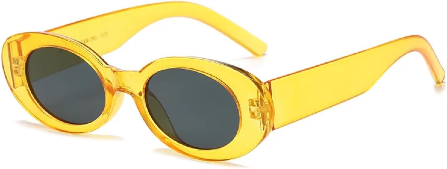 Солнцезащитные очки с защитой от УФ-излучения UV400 | Круглая овальная оправа, широкие дужки | Для женщин и мужчин, для занятий спортом на открытом воздухе и вождения DSVIGF, Yellow Grey
Солнцезащитные очки с защитой от УФ-излучения UV400 | Круглая овальная оправа, широкие дужки | Для женщин и мужчин, для занятий спортом на открытом воздухе и вождения DSVIGF, Yellow Grey