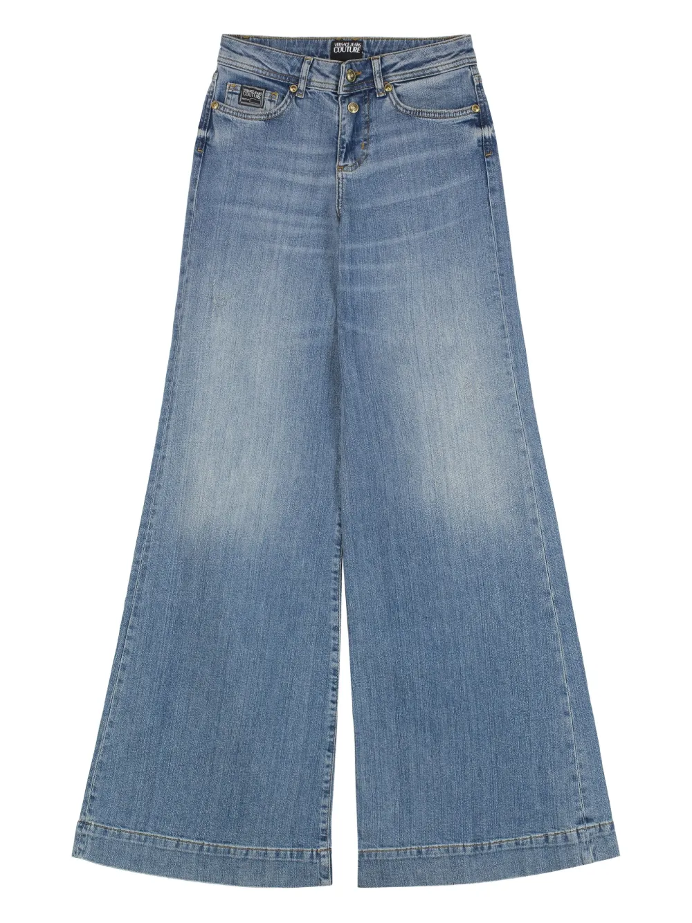 Широкие джинсы с пятью карманами Versace Jeans Couture, синий
Широкие джинсы с пятью карманами Versace Jeans Couture, синий