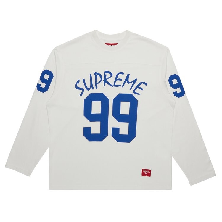 Топ Supreme 99 Long-Sleeve Football Top, белый
Топ Supreme 99 Long-Sleeve Football Top, белый