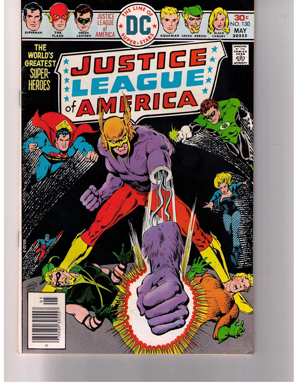 Justice League of America No. 130 May 1976 (The World's Greatest Super-Heroes, Vol. 17) (DC)
Justice League of America No. 130 May 1976 (The World's Greatest Super-Heroes, Vol. 17) (DC)