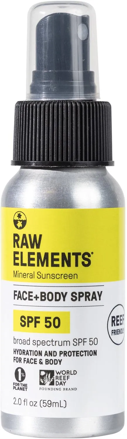 Спрей с минеральным солнцезащитным кремом SPF 50 Raw Elements, None 
Спрей с минеральным солнцезащитным кремом SPF 50 Raw Elements, None