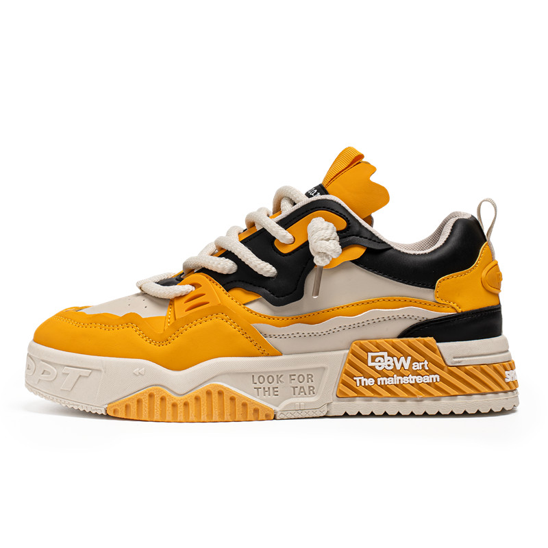 GAISIMA Низкие мужские кроссовки для скейтбординга, желтые
GAISIMA Низкие мужские кроссовки для скейтбординга, желтые