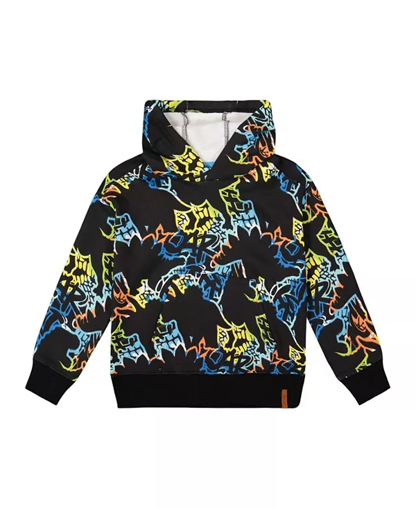 Детская флисовая толстовка с капюшоном и принтом. Deux Par Deux, черный
Детская флисовая толстовка с капюшоном и принтом. Deux Par Deux, черный