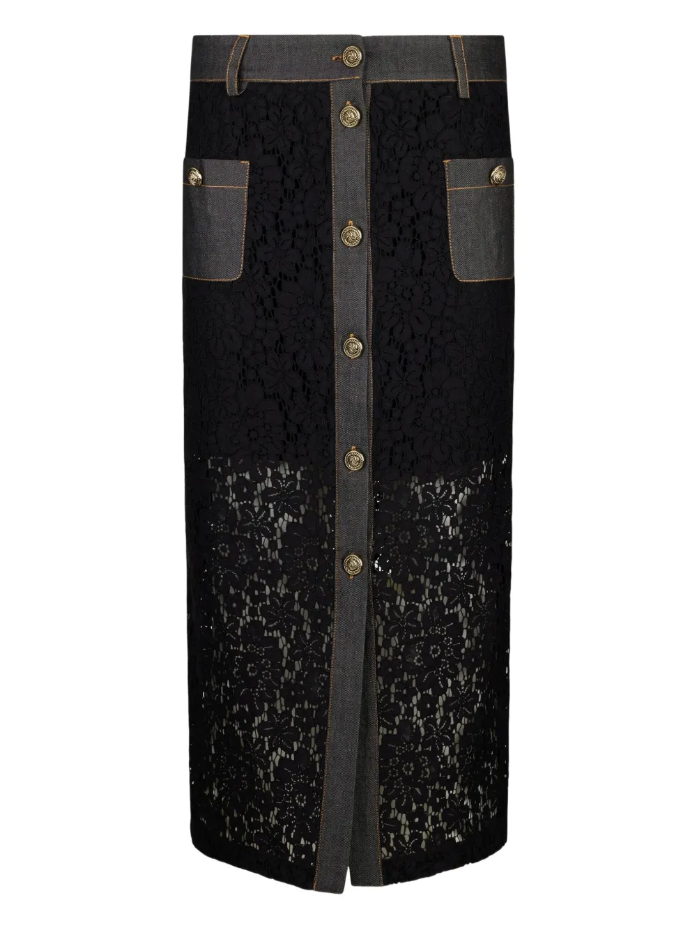 Юбка с кружевом на пуговицах LIU JO, черный
Юбка с кружевом на пуговицах LIU JO, черный