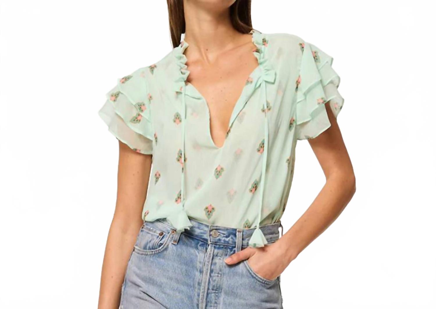 Мария Богемский топ в мятном Misa Los Angeles
Мария Богемский топ в мятном Misa Los Angeles