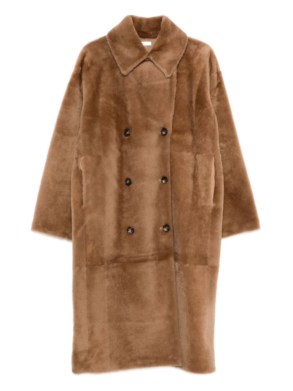 Двубортная шуба Clark Utzon, нейтральный
Двубортная шуба Clark Utzon, нейтральный