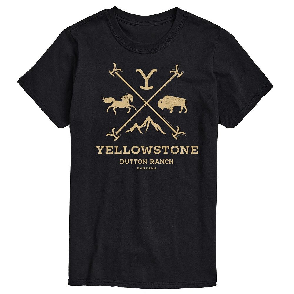 Мужская футболка с графическим логотипом Yellowstone Branding Iron Badge, черный
Мужская футболка с графическим логотипом Yellowstone Branding Iron Badge, черный