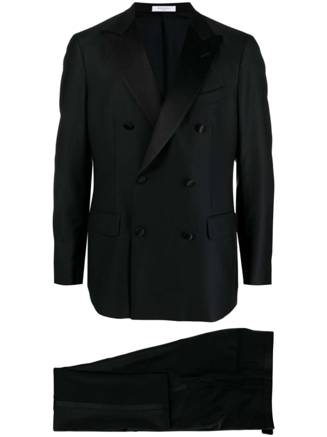 Костюм с атласной отделкой Boglioli, черный
Костюм с атласной отделкой Boglioli, черный