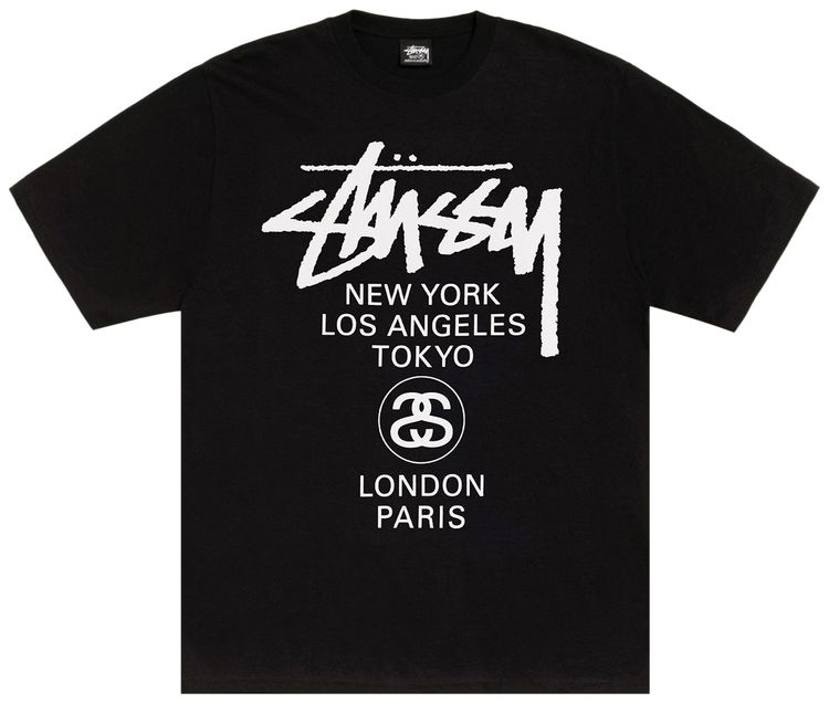 Футболка Stussy World Tour, черная
Футболка Stussy World Tour, черная