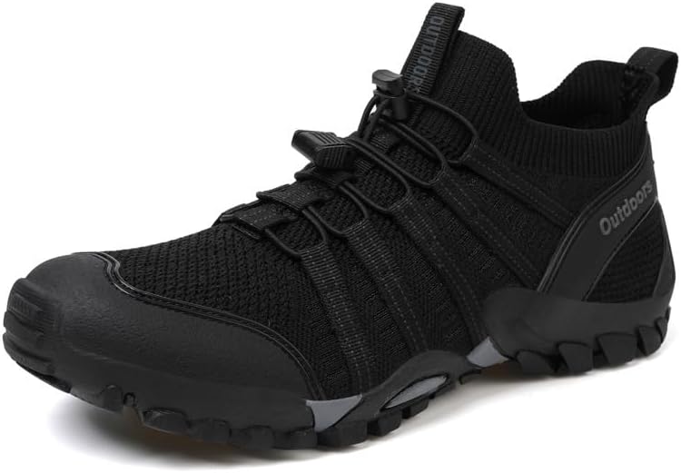Мужские трекинговые водные кроссовки для улицы с защитой пальцев, дышащая сетка, быстросохнущие, противоскользящие ботинки для переходов, кемпинга, походов и рыбалки Qacksv, черный
Мужские трекинговые водные кроссовки для улицы с защитой пальцев, дышащая сетка, быстросохнущие, противоскользящие ботинки для переходов, кемпинга, походов и рыбалки Qacksv, черный