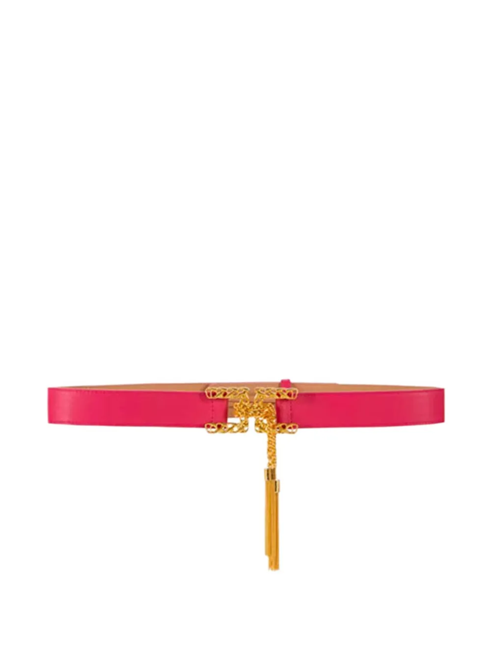 Ремень с кисточками и цепочкой Elisabetta Franchi, розовый
Ремень с кисточками и цепочкой Elisabetta Franchi, розовый
