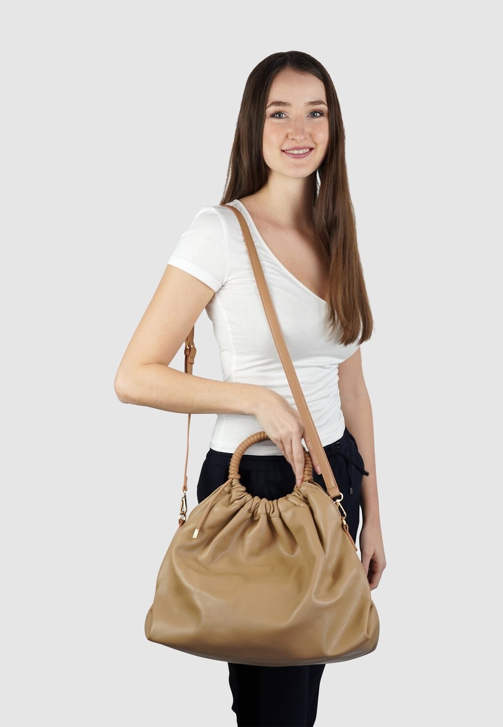 Сумка-тоут FIDORA Harpa, коричневый 
Сумка-тоут FIDORA Harpa, коричневый