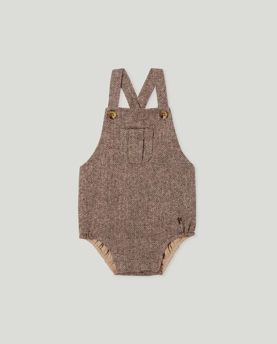 Комбинезон на бретельках с карманом в виде елочки для младенца и малыша Coconut El Corte Inglés, коричневый
Комбинезон на бретельках с карманом в виде елочки для младенца и малыша Coconut El Corte Inglés, коричневый