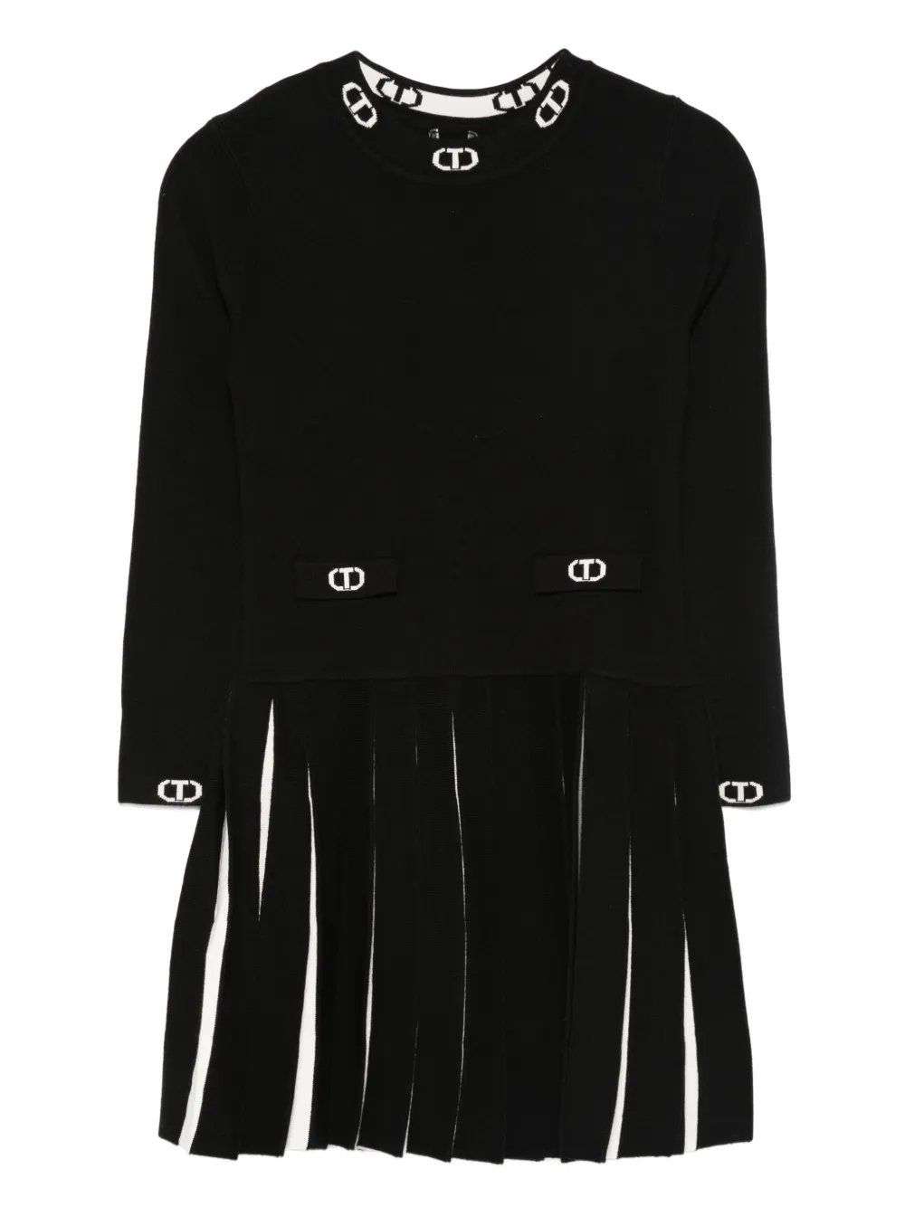 Платье с плиссированной юбкой TWINSET Kids, черный
Платье с плиссированной юбкой TWINSET Kids, черный