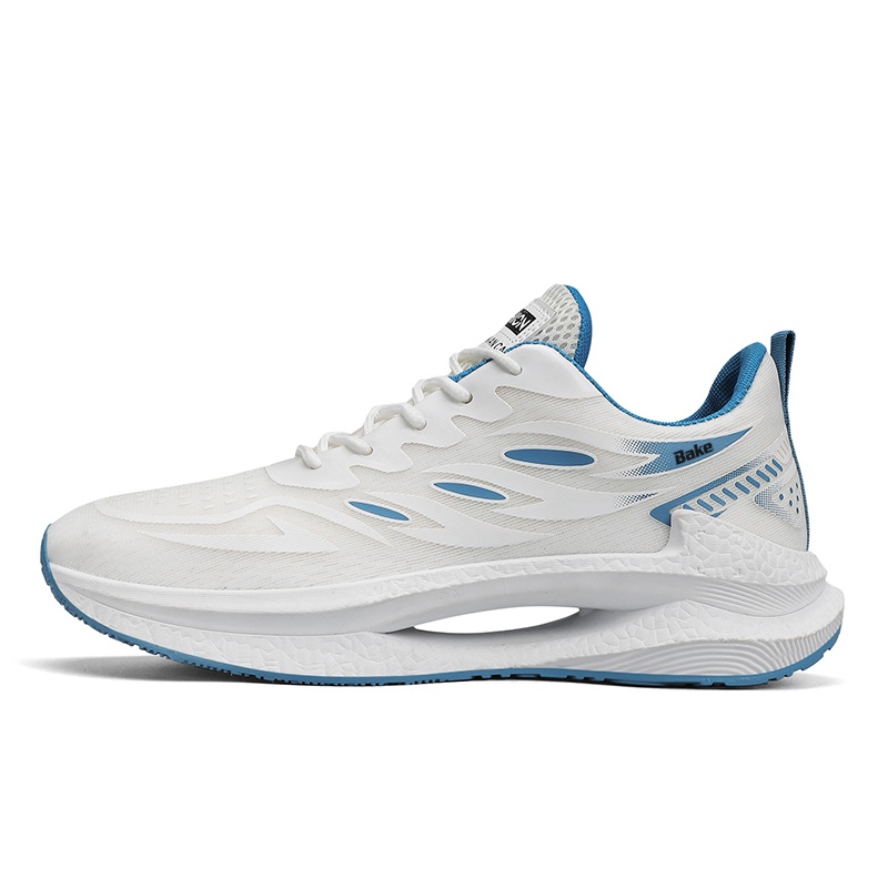 BAKE Дышащие и износостойкие мужские низкие кеды повседневные бело-голубые, цвет White Blue
BAKE Дышащие и износостойкие мужские низкие кеды повседневные бело-голубые, цвет White Blue