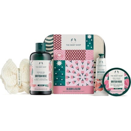 The Body Shop Bloom & Glow British Rose Essentials Уход за телом Праздничный подарочный набор из 5 предметов
The Body Shop Bloom & Glow British Rose Essentials Уход за телом Праздничный подарочный набор из 5 предметов