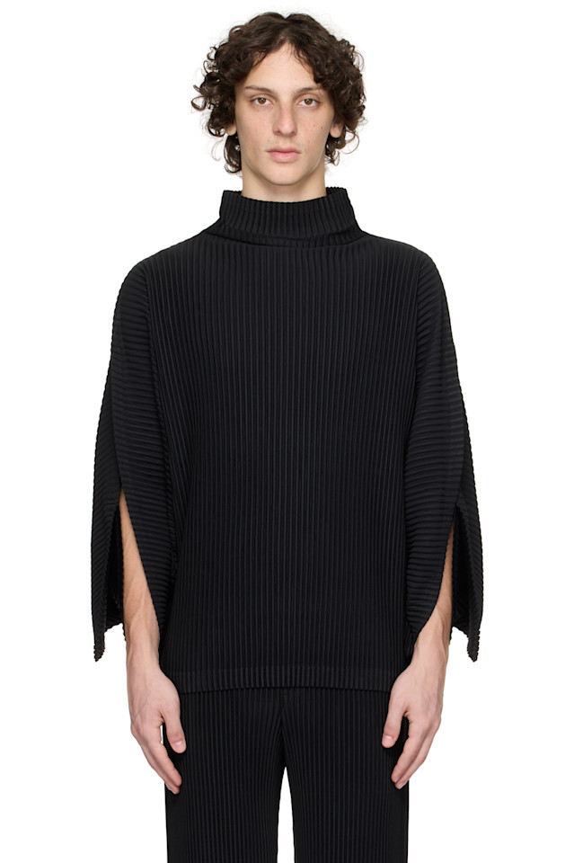 Кинетический водолазка-скульптура Homme Plissé Issey Miyake, черный
Кинетический водолазка-скульптура Homme Plissé Issey Miyake, черный