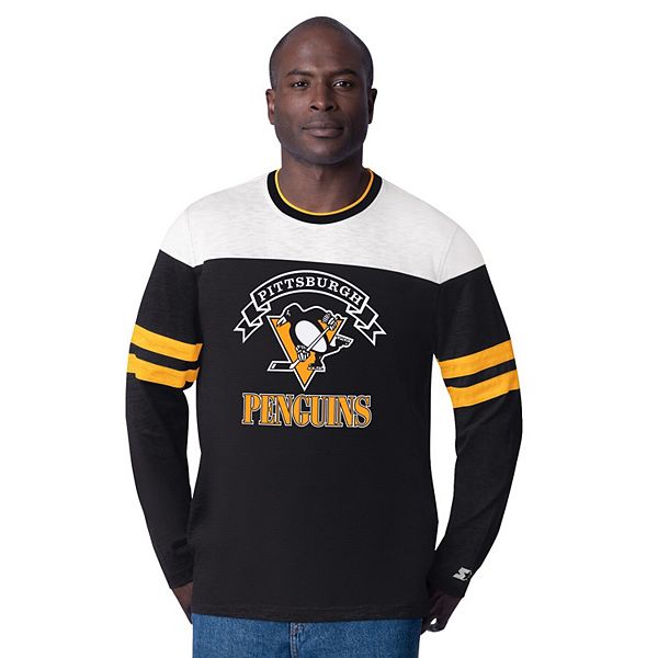 Мужская черная футболка с длинным рукавом Pittsburgh Penguins Blitz Durene Starter
Мужская черная футболка с длинным рукавом Pittsburgh Penguins Blitz Durene Starter