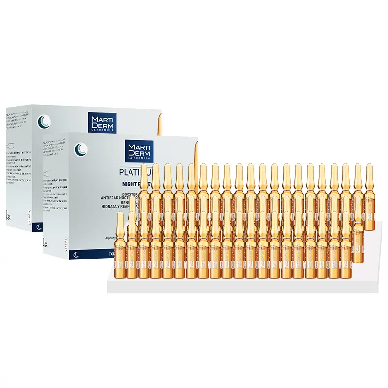Ночная восстанавливающая ампульная сыворотка для упругости, увлажнения и отшелушивания Martiderm
Ночная восстанавливающая ампульная сыворотка для упругости, увлажнения и отшелушивания Martiderm