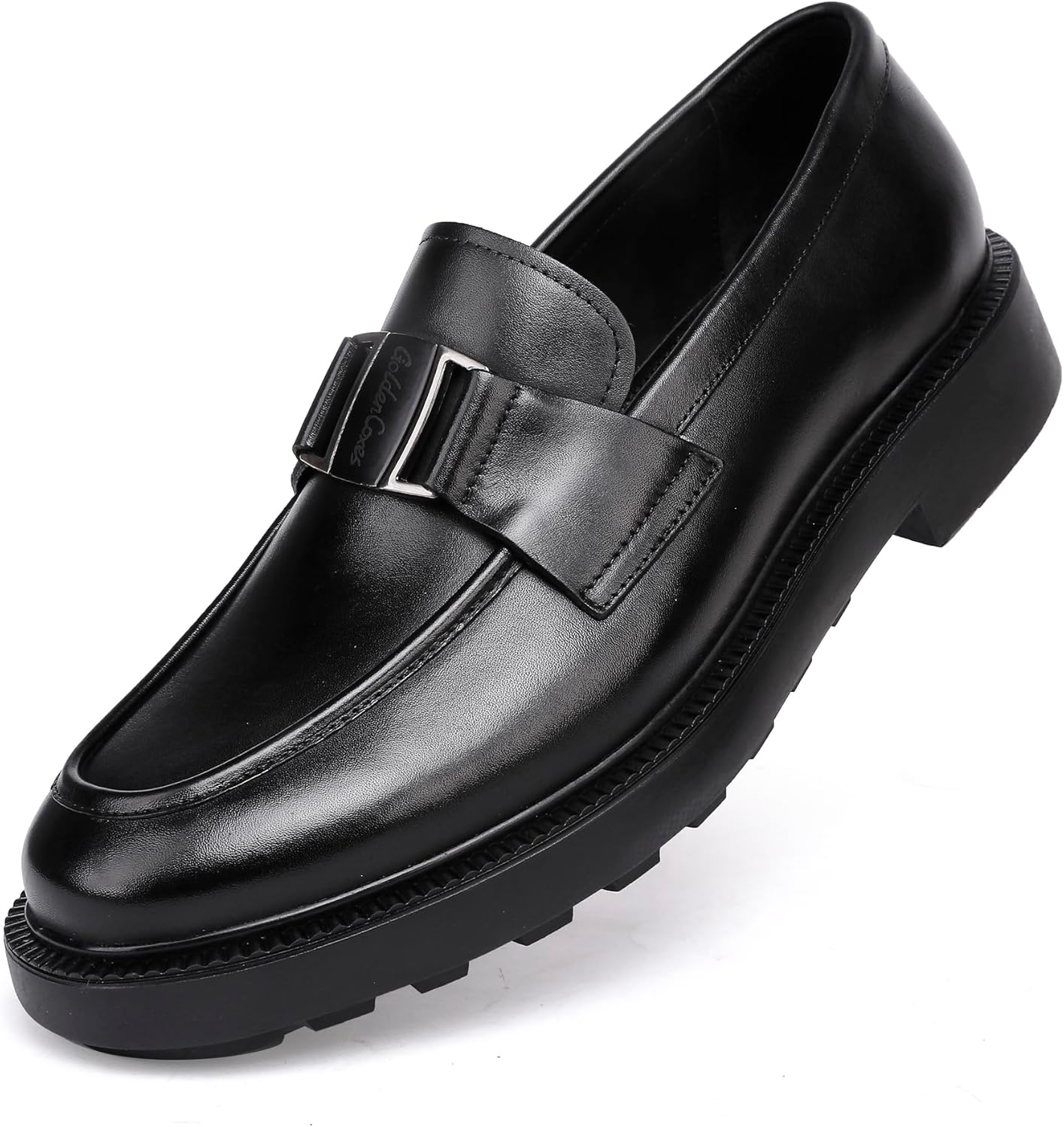 Мужские туфли из натуральной кожи, повседневные с пряжкой, деловые, классические лоферы, формальные слипоны, пенни-лоферы для вечеринок Generic, черный
Мужские туфли из натуральной кожи, повседневные с пряжкой, деловые, классические лоферы, формальные слипоны, пенни-лоферы для вечеринок Generic, черный