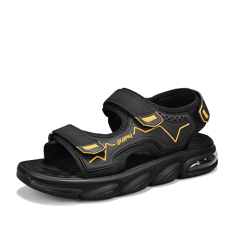 SHOUBA Пляжные сандалии мужские черно-оранжевые, цвет Black Orange 
SHOUBA Пляжные сандалии мужские черно-оранжевые, цвет Black Orange