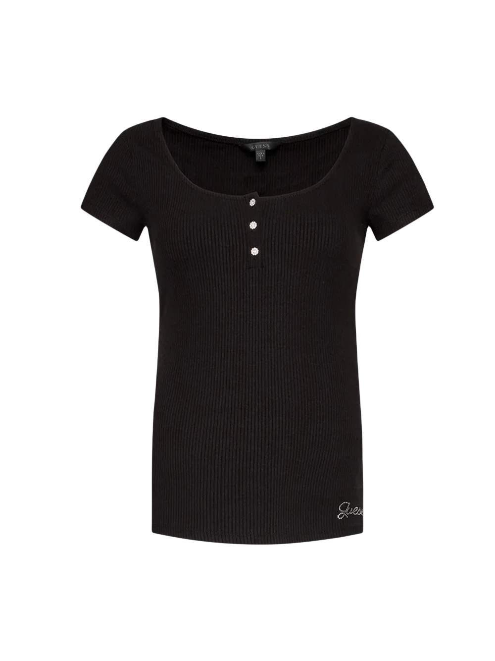 Футболка с оригинальным логотипом и подписью Guess, черный
Футболка с оригинальным логотипом и подписью Guess, черный