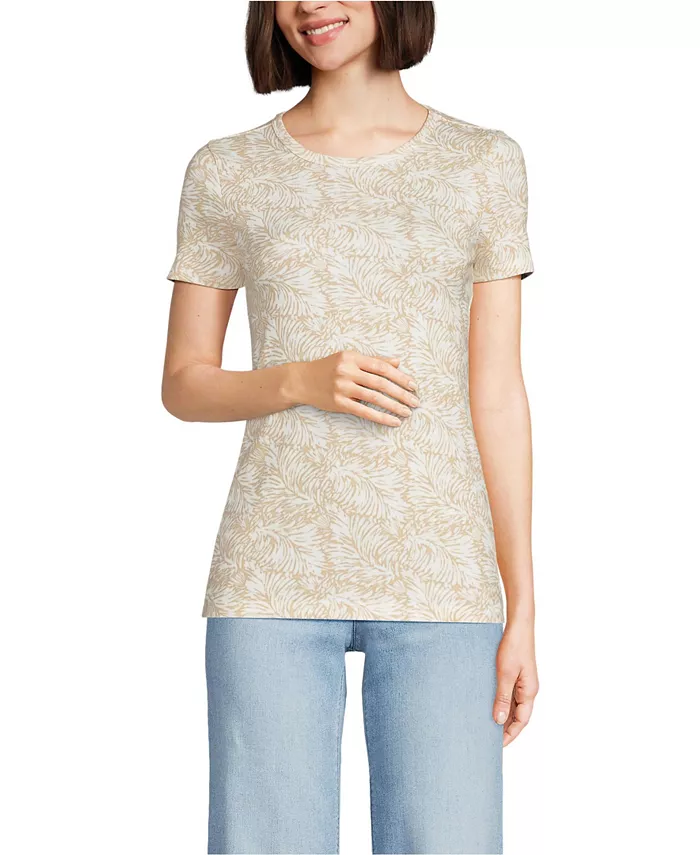 Женская футболка в мелкий рубчик Lands' End, коричневый/бежевый
Женская футболка в мелкий рубчик Lands' End, коричневый/бежевый