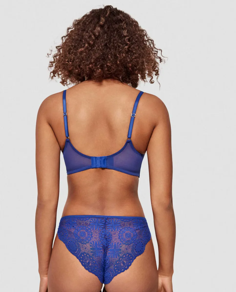 Бюстгальтер с эффектом пуш-ап для чашек B и C Gisela, синий
Бюстгальтер с эффектом пуш-ап для чашек B и C Gisela, синий