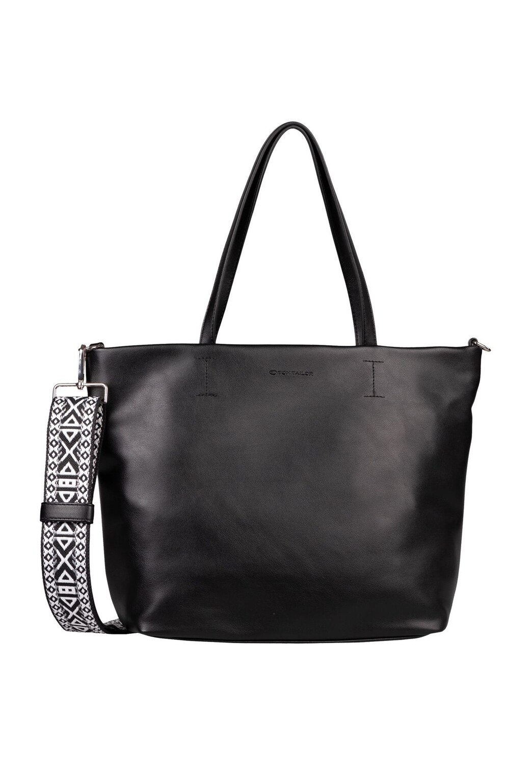 Шопер, на молнии, искусственная кожа, женский TOM TAILOR, черный
Шопер, на молнии, искусственная кожа, женский TOM TAILOR, черный