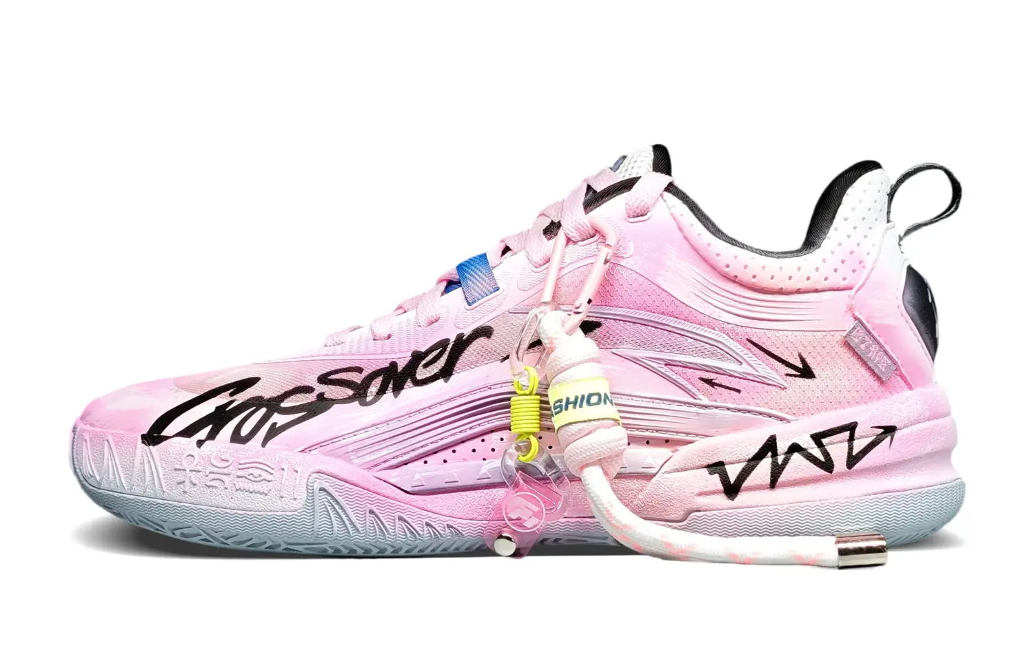 ANTA KAI 1 TEAM устойчивые к истиранию нескользящие низкие баскетбольные кроссовки мужские розовые белые, цвет Pink 
ANTA KAI 1 TEAM устойчивые к истиранию нескользящие низкие баскетбольные кроссовки мужские розовые белые, цвет Pink