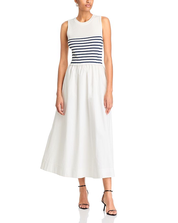 Макси-платье из смешанных материалов - эксклюзив AQUA, белый
Макси-платье из смешанных материалов - эксклюзив AQUA, белый