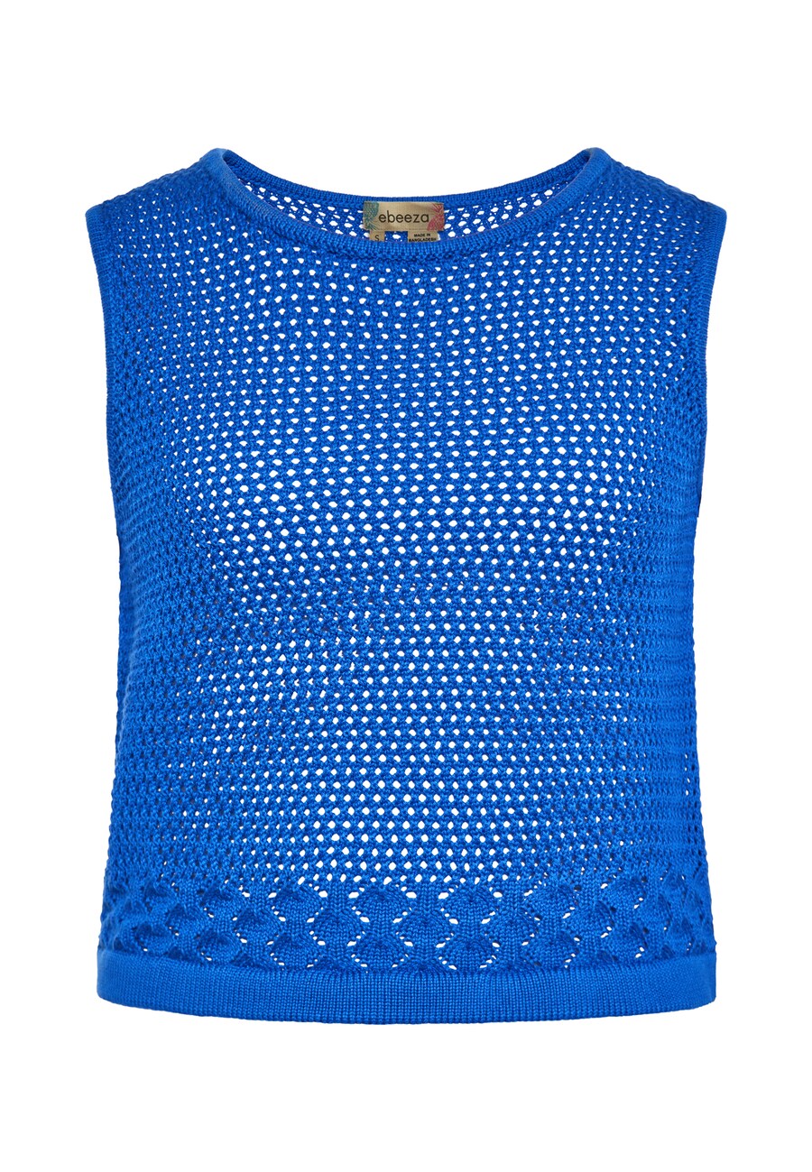 Вязаный топ ebeeza, Cobalt Blue
Вязаный топ ebeeza, Cobalt Blue