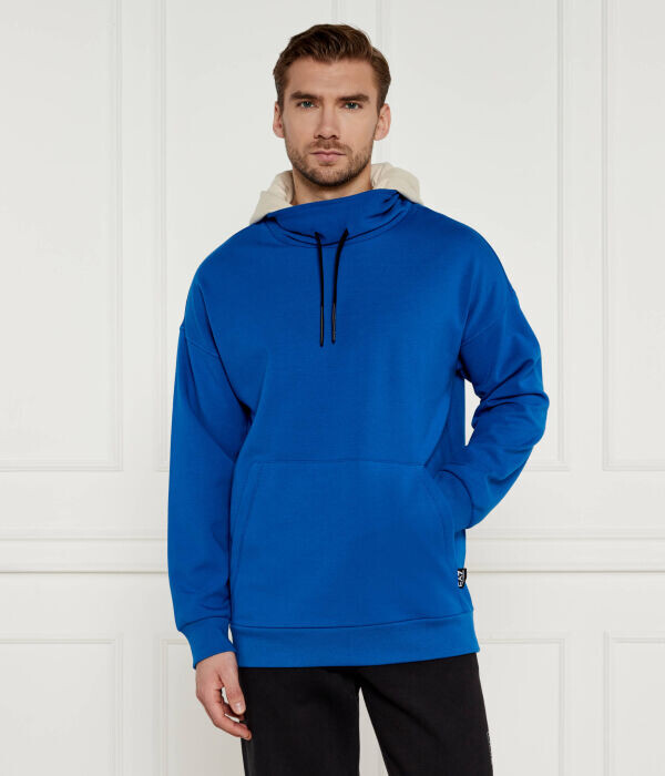 Толстовка мужская Ea7 оверсайз с принтом на спине, синий
Толстовка мужская Ea7 оверсайз с принтом на спине, синий