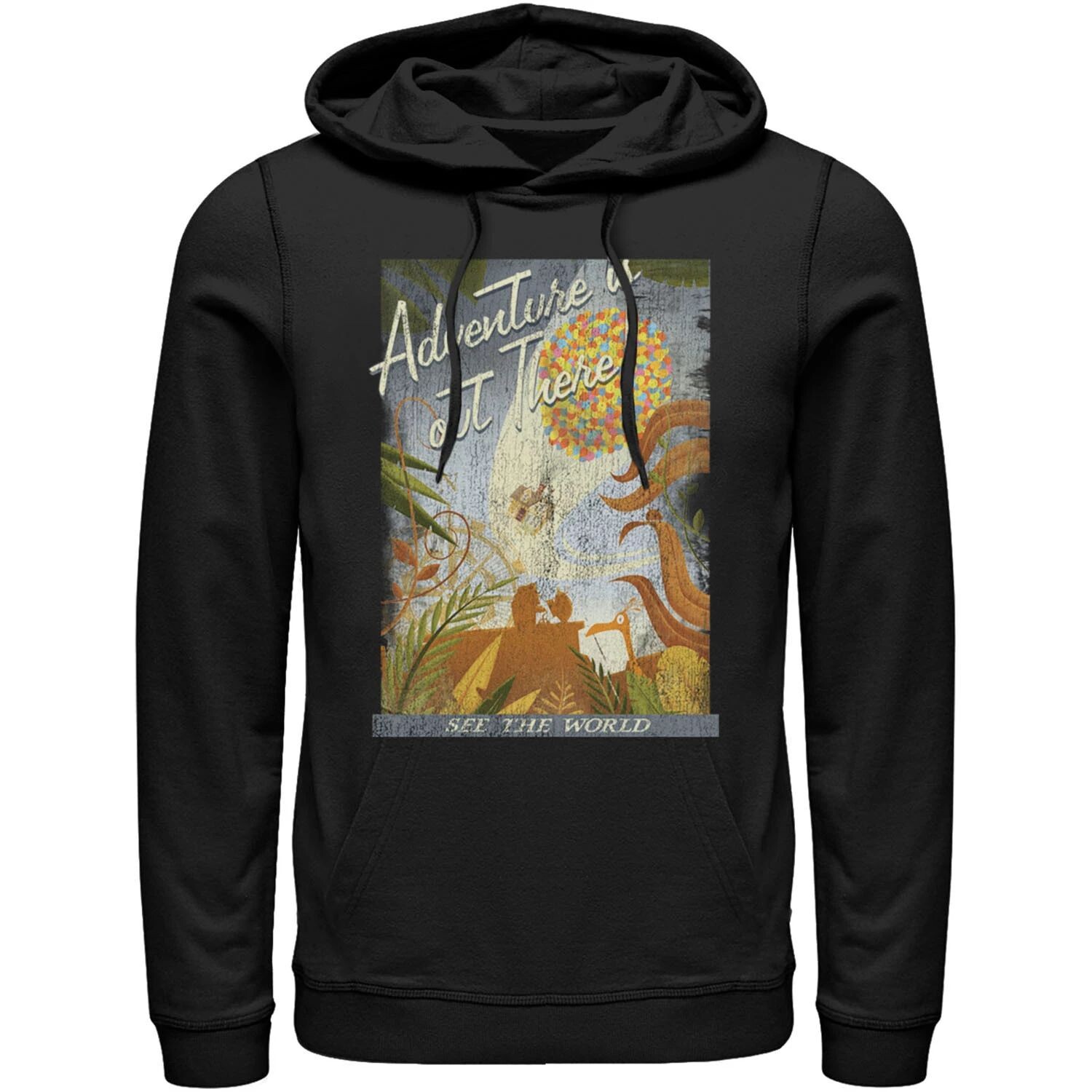 Мужская винтажная толстовка с потертостями Disney/Pixar Up Poster Licensed Character, черный
Мужская винтажная толстовка с потертостями Disney/Pixar Up Poster Licensed Character, черный