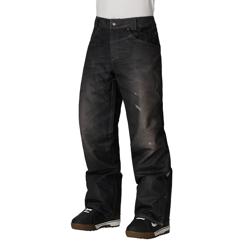 686 Утепленные сноубордические брюки из деконструированного денима (мужские), Black Denim
686 Утепленные сноубордические брюки из деконструированного денима (мужские), Black Denim