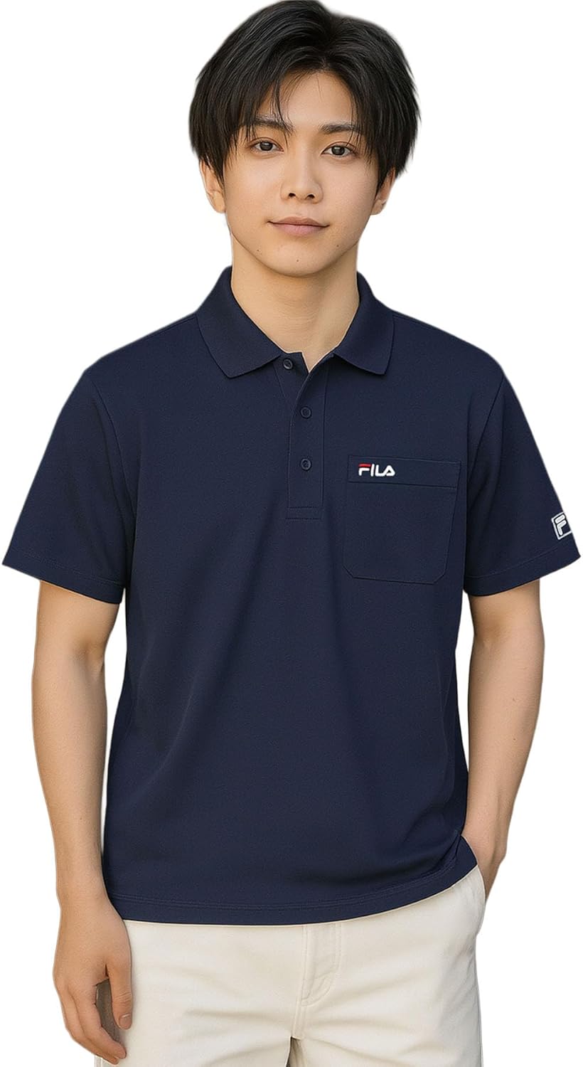 Мужская рубашка-поло FILA с коротким рукавом, ткань Dry-Dry, темно-синий
Мужская рубашка-поло FILA с коротким рукавом, ткань Dry-Dry, темно-синий