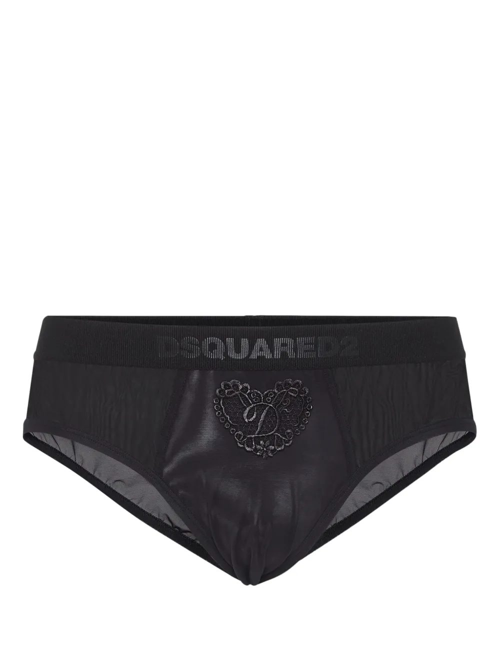 Трусы-брифы с вышитым логотипом Dsquared2, черный
Трусы-брифы с вышитым логотипом Dsquared2, черный