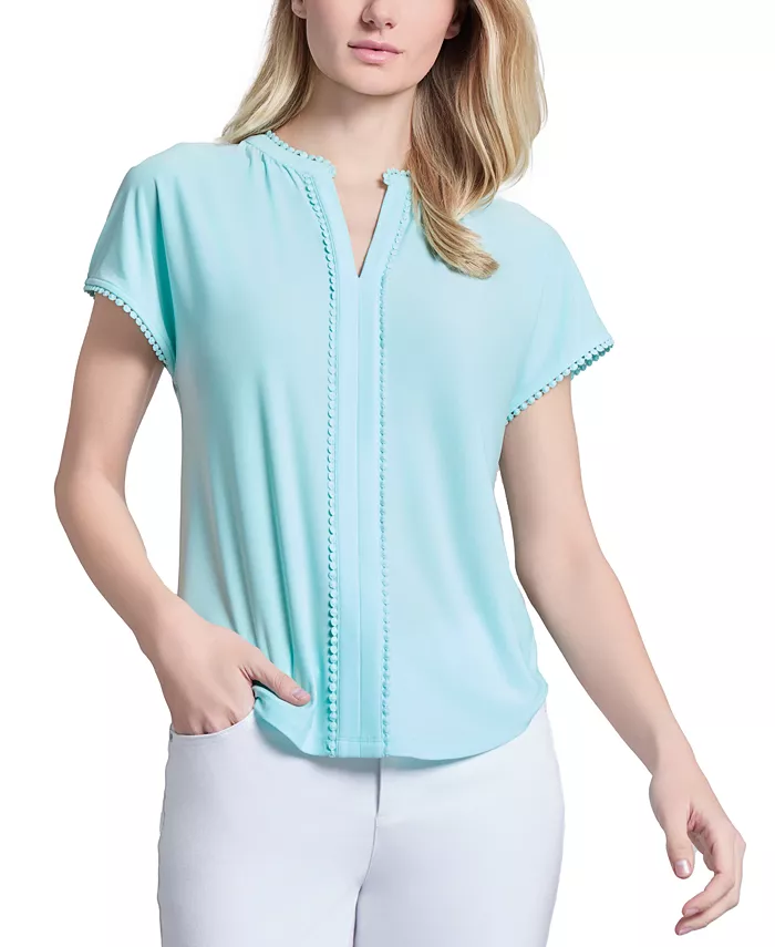 Женская блузка с разрезом на горловине и короткими рукавами Henley Jones New York, синий
Женская блузка с разрезом на горловине и короткими рукавами Henley Jones New York, синий