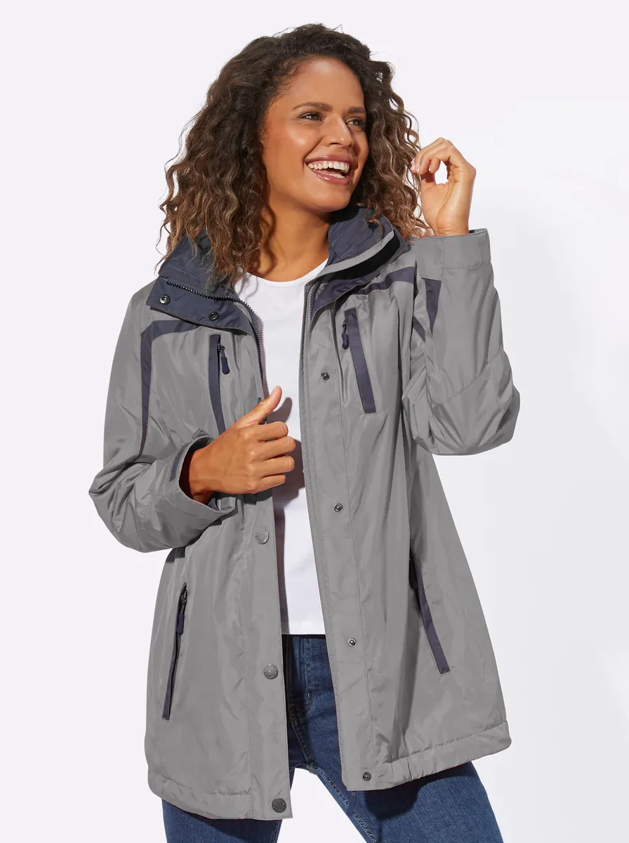 Повседневный вид. Функциональная куртка с капюшоном Casual Looks, серый
Повседневный вид. Функциональная куртка с капюшоном Casual Looks, серый