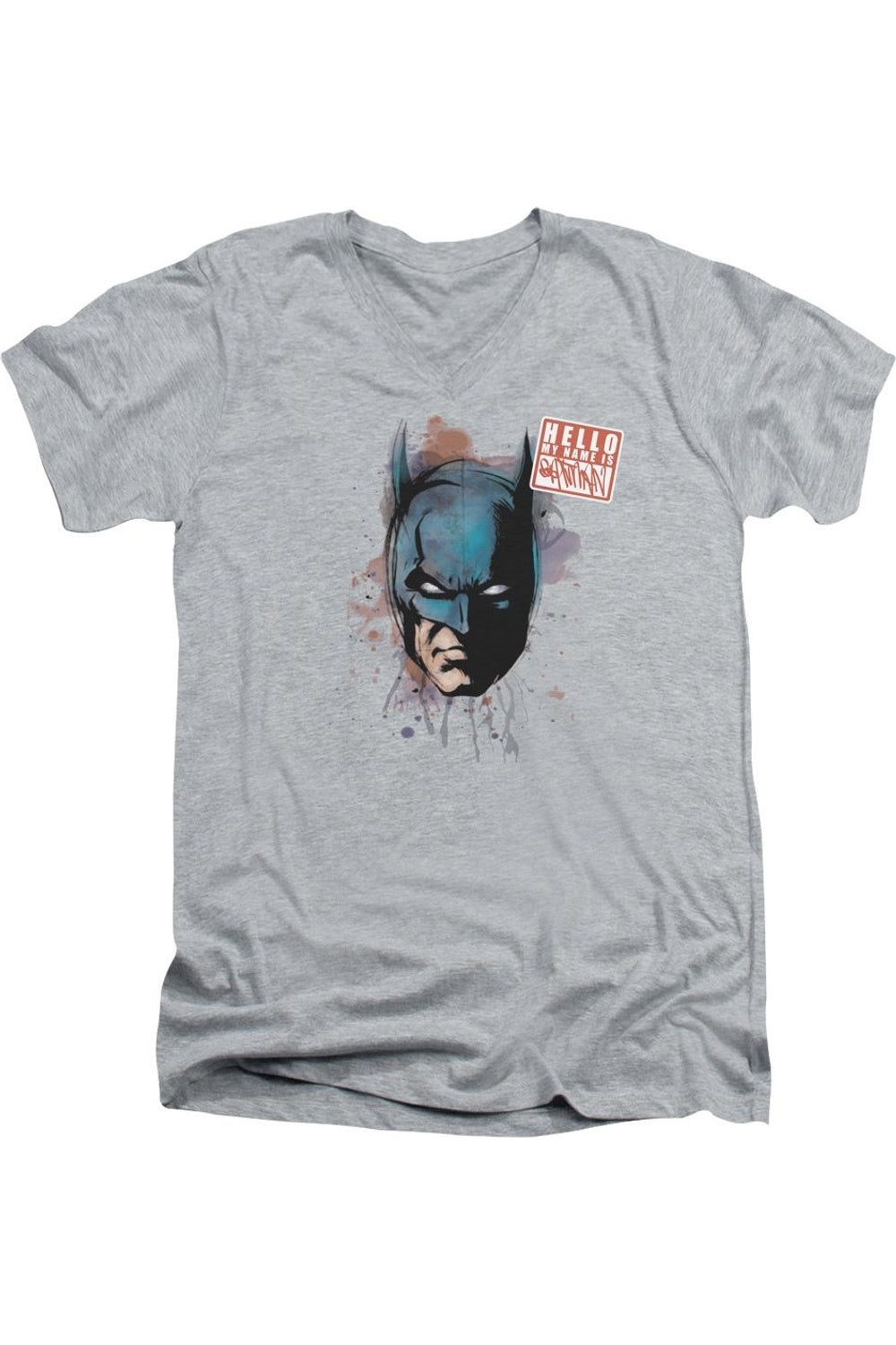 Футболка с коротким рукавом и V-образным вырезом для взрослых Batman Hello Gildan, цвет athletic heather
Футболка с коротким рукавом и V-образным вырезом для взрослых Batman Hello Gildan, цвет athletic heather