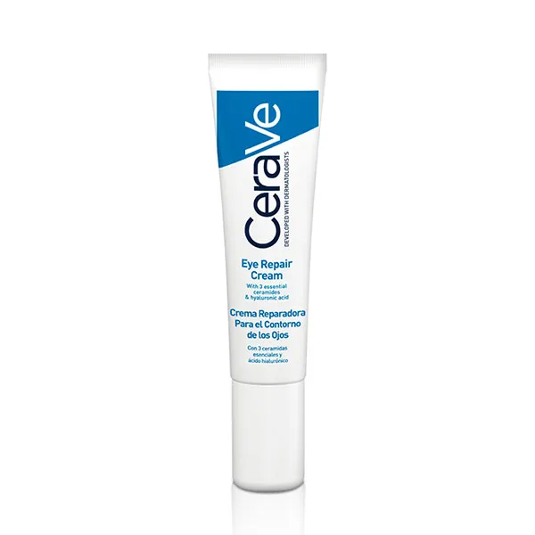 Уменьшает темные круги и мешки Crema Reparadora Contorno De Ojos Cerave, 14 ml
Уменьшает темные круги и мешки Crema Reparadora Contorno De Ojos Cerave, 14 ml