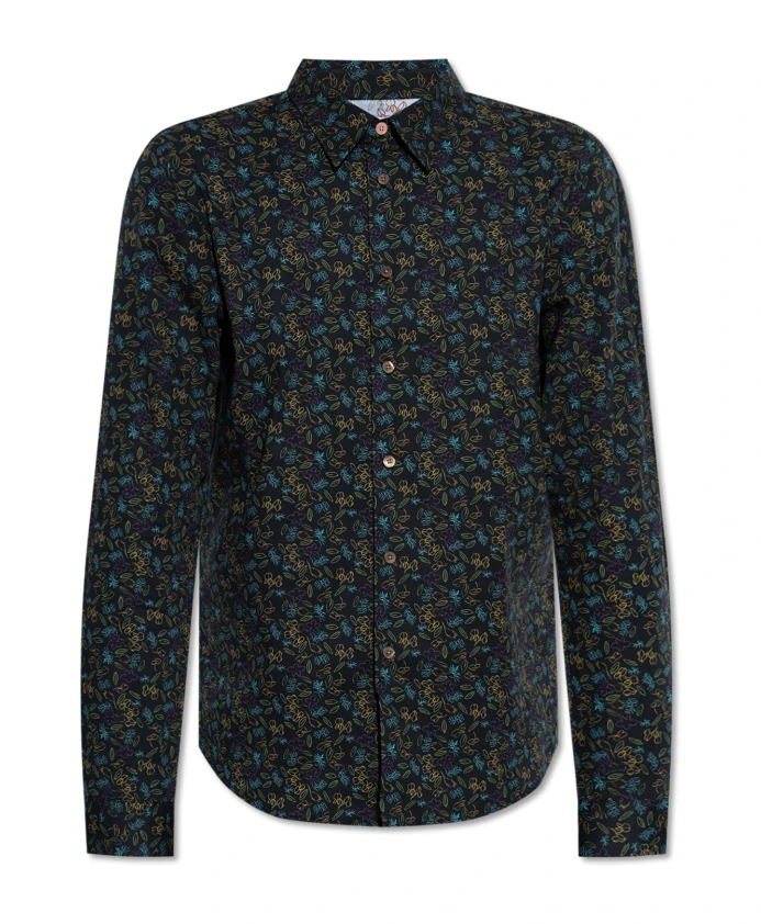 Рубашка с ярким принтом Ps By Paul Smith, черный
Рубашка с ярким принтом Ps By Paul Smith, черный